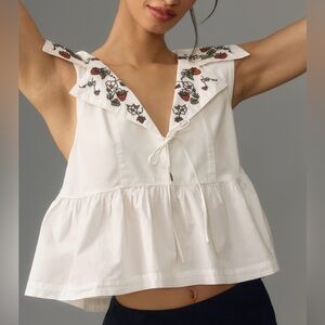 NWT Size LP - Maeve Babydoll Blouse